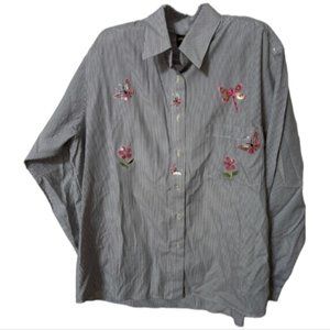 Spring Button Up Shirt Size XL